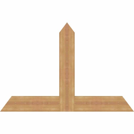 Ekena Millwork Portland Timber Gable Bracket, Western Red Cedar, 48"W x 32"H x 1 1/2"D x 5 1/2"F, 16/12 Pitch GBW048X32X0206POR00SWR